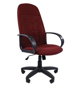 Кресло офисное CHAIRMAN 727 ткань ст., цвет бордо во Владикавказе