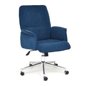 Кресло компьютерное YORK флок, синий, арт.13862 во Владикавказе