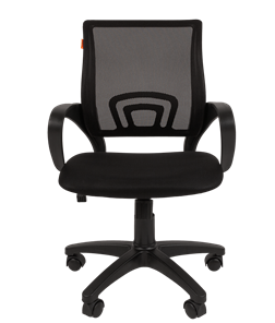 Кресло компьютерное CHAIRMAN 696 black Сетчатый акрил DW62 черный во Владикавказе - предосмотр 1