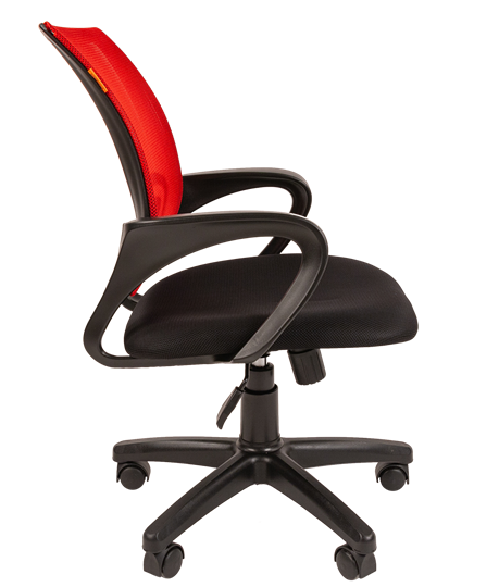 Кресло CHAIRMAN 696 black Сетчатый акрил DW69 красный во Владикавказе - изображение 1
