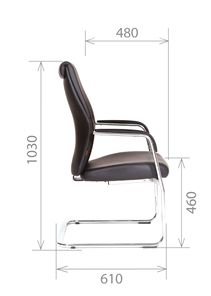 Офисное кресло CHAIRMAN Vista V Экокожа премиум коричневая (vista) во Владикавказе - предосмотр 2