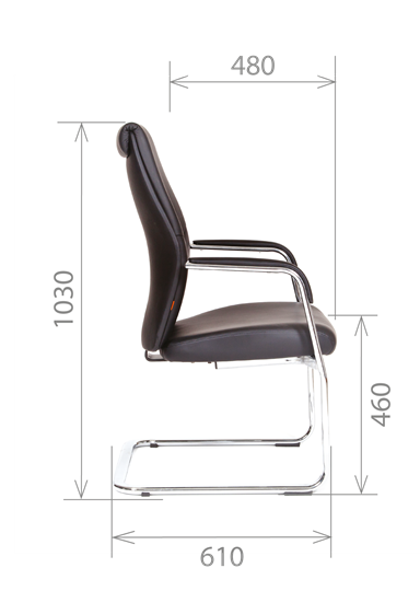 Офисное кресло CHAIRMAN Vista V Экокожа премиум коричневая (vista) во Владикавказе - изображение 2
