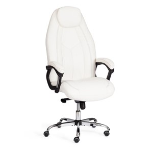 Кресло офисное BOSS Lux, кож/зам, белый, арт.21152 во Владикавказе