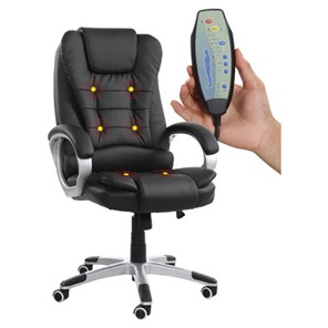 Компьютерное кресло BRABIX "Comfort MS-003", 6 массажных модулей, экокожа, черное, 532521 во Владикавказе