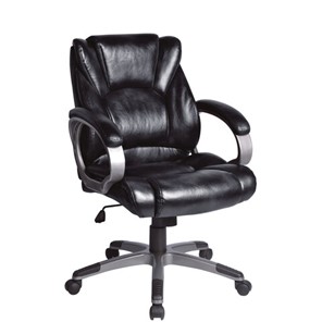 Кресло офисное BRABIX "Eldorado EX-504", экокожа, черное, 530874 во Владикавказе