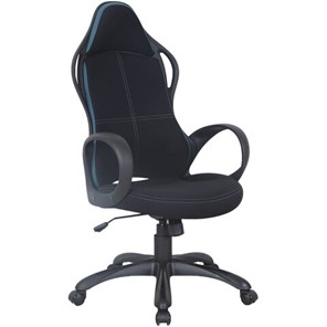 Офисное кресло Brabix Premium Force EX-516 (ткань, черное/вставки синие) 531572 во Владикавказе