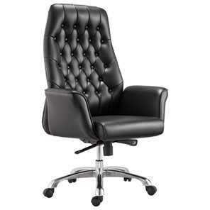 Кресло офисное BRABIX PREMIUM "Legacy EX-750", синхромеханизм, алюминий, экокожа, черное, 532492 во Владикавказе
