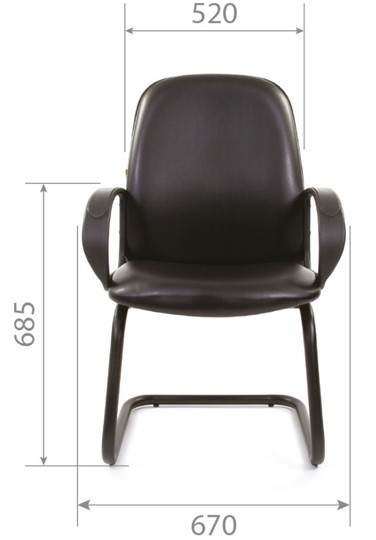 Офисное кресло CHAIRMAN 279V экокожа черная во Владикавказе - изображение 4