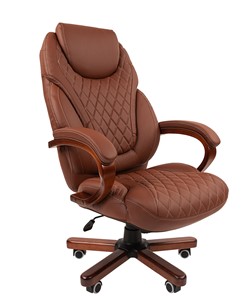 Офисное кресло CHAIRMAN 406, коричневый во Владикавказе