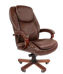 Кресло офисное CHAIRMAN 408, коричневый во Владикавказе - предосмотр