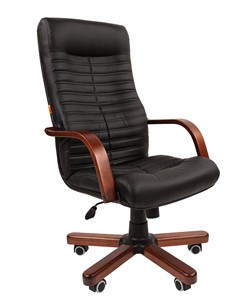 Офисное кресло CHAIRMAN 480 WD, экокожа, цвет черный во Владикавказе