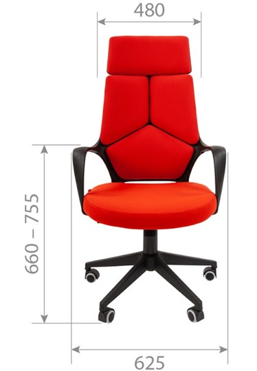 Кресло CHAIRMAN 525, серое во Владикавказе - изображение 1