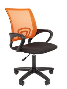 Компьютерное кресло CHAIRMAN 696 black LT, оранжевый во Владикавказе