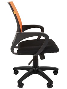 Компьютерное кресло CHAIRMAN 696 black Сетчатый акрил DW66 оранжевый во Владикавказе - предосмотр 5