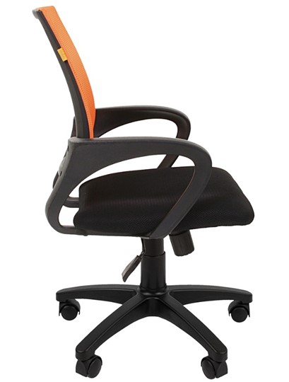 Компьютерное кресло CHAIRMAN 696 black Сетчатый акрил DW66 оранжевый во Владикавказе - изображение 5