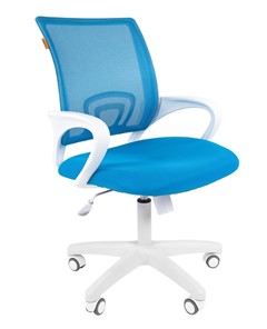 Кресло CHAIRMAN 696 white, tw12-tw04 голубой во Владикавказе