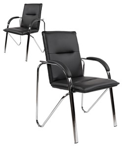 Офисное кресло CHAIRMAN 851 экокожа черная (2 шт. в комплекте) во Владикавказе