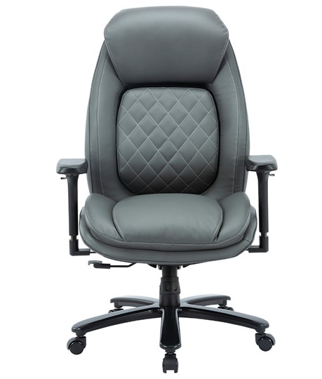 Кресло для руководителя CHAIRMAN CH403, серый, эко кожа во Владикавказе - изображение 1