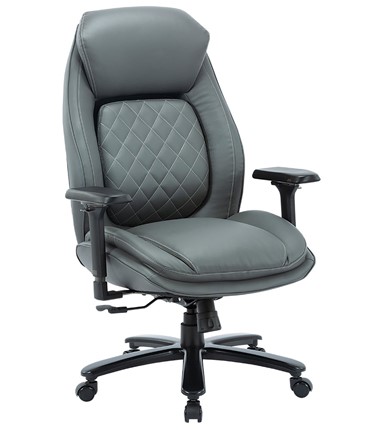 Кресло для руководителя CHAIRMAN CH403, серый, эко кожа во Владикавказе - изображение