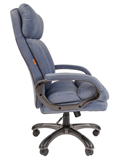 Офисное кресло CHAIRMAN HOME 505, велюр голубое во Владикавказе - изображение 4