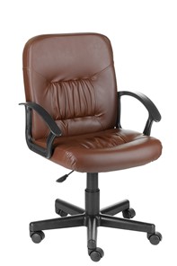 Офисное кресло Чат кожзам коричневый во Владикавказе