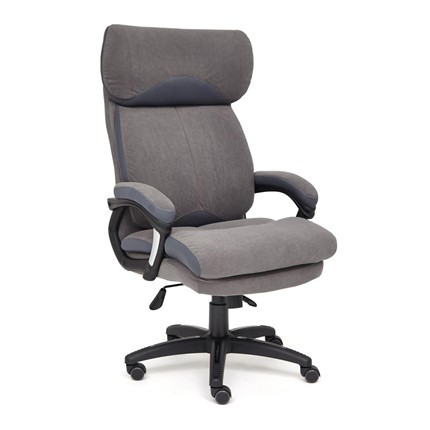 Кресло компьютерное DUKE флок/ткань, серый/серый, 29/TW-12 арт.14039 во Владикавказе - изображение
