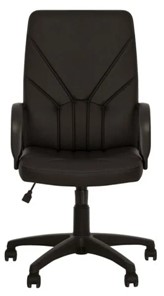 Офисное кресло MANAGER (PL64) экокожа ECO-30, черная во Владикавказе - предосмотр