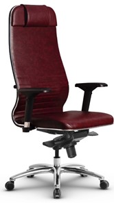 Кресло офисное Metta L 1m 38K2/4D мультиблок, нижняя часть 17838 бордовый во Владикавказе