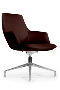 Кресло в офис Spell-ST (С1719), темно-коричневый во Владикавказе