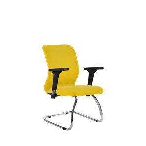 Кресло компьютерное SU-Mr-4/подл.200/осн.007 желтый во Владикавказе