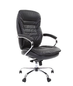 Компьютерное кресло CHAIRMAN 795 кожа, цвет черный во Владикавказе
