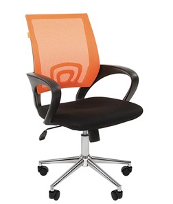 Компьютерное кресло CHAIRMAN 696 CHROME Сетка TW-66 (оранжевый) во Владикавказе