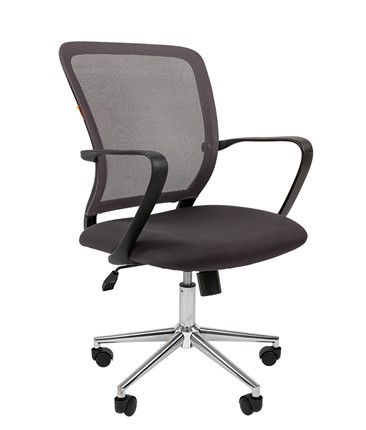 Кресло офисное CHAIRMAN 698 CHROME new Сетка TW-04 (серый) во Владикавказе - изображение