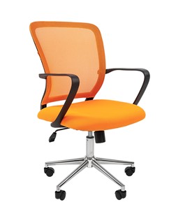 Кресло офисное CHAIRMAN 698 CHROME new Сетка TW-66 (оранжевый) во Владикавказе