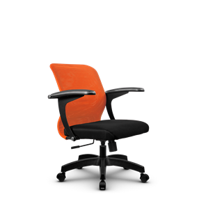 Кресло SU-M-4/подл.160/осн.001, Оранжевый/Черный во Владикавказе