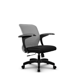Компьютерное кресло SU-M-4/подл.160/осн.001, Светло-серый/Черный во Владикавказе
