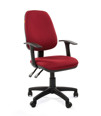 Кресло CHAIRMAN 661 Ткань стандарт 15-11 красная во Владикавказе - изображение