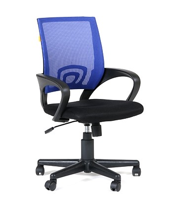 Компьютерное кресло CHAIRMAN 696 black Сетчатый акрил DW61 синий во Владикавказе - изображение