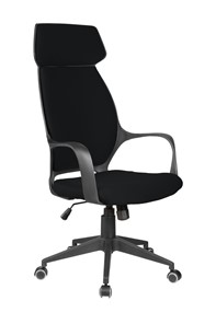 Кресло компьютерное Riva Chair 7272 (Черный/черный) во Владикавказе