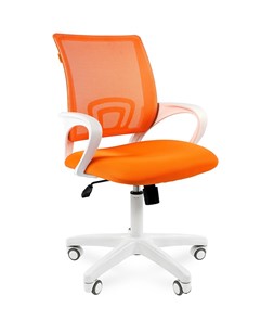 Кресло CHAIRMAN 696 white, ткань, цвет оранжевый во Владикавказе