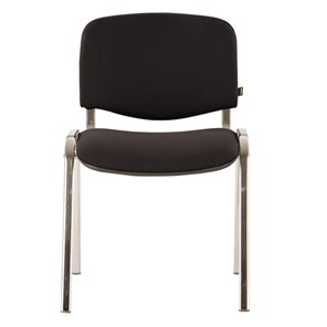 Офисный стул Brabix Iso CF-001 (хромированный каркас, ткань черная) 531419 во Владикавказе