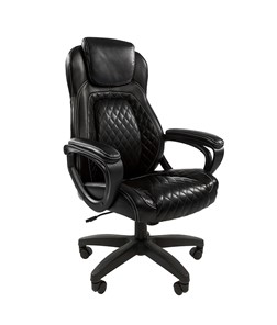 Кресло компьютерное CHAIRMAN 432, экокожа, цвет черный во Владикавказе - предосмотр