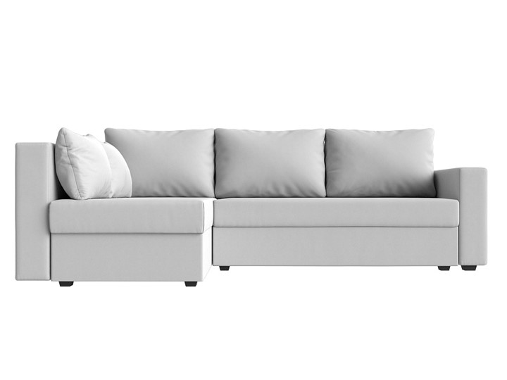 Угловой диван Мансберг, Белый (Экокожа) во Владикавказе - изображение 8