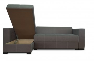 Угловой диван Fashion soft 210 (Uno grey + Brix latte) во Владикавказе - предосмотр 2
