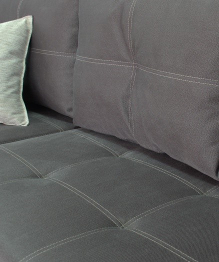 Угловой диван Fashion soft 210 (Uno grey + Brix latte) во Владикавказе - изображение 4