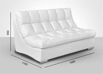 Прямой диван Брайтон без механизма 1580*1100*950 во Владикавказе