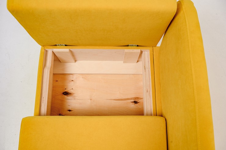 Диван-кровать левая Тедди желтый во Владикавказе - изображение 7