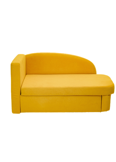 Диван-кровать левая Тедди желтый во Владикавказе - изображение 1