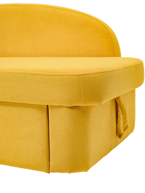 Диван-кровать левая Тедди желтый во Владикавказе - изображение 3