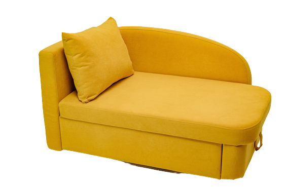 Диван-кровать левая Тедди желтый во Владикавказе - изображение